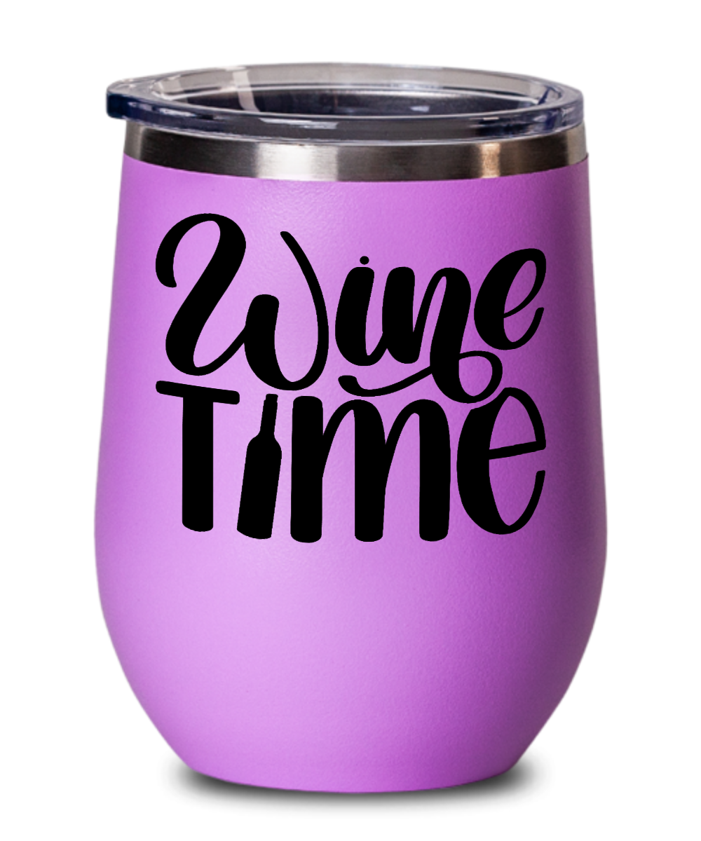 Wine Gifts Wine Time Birthday Christmas Gift Idea For Men Women Wine Glass