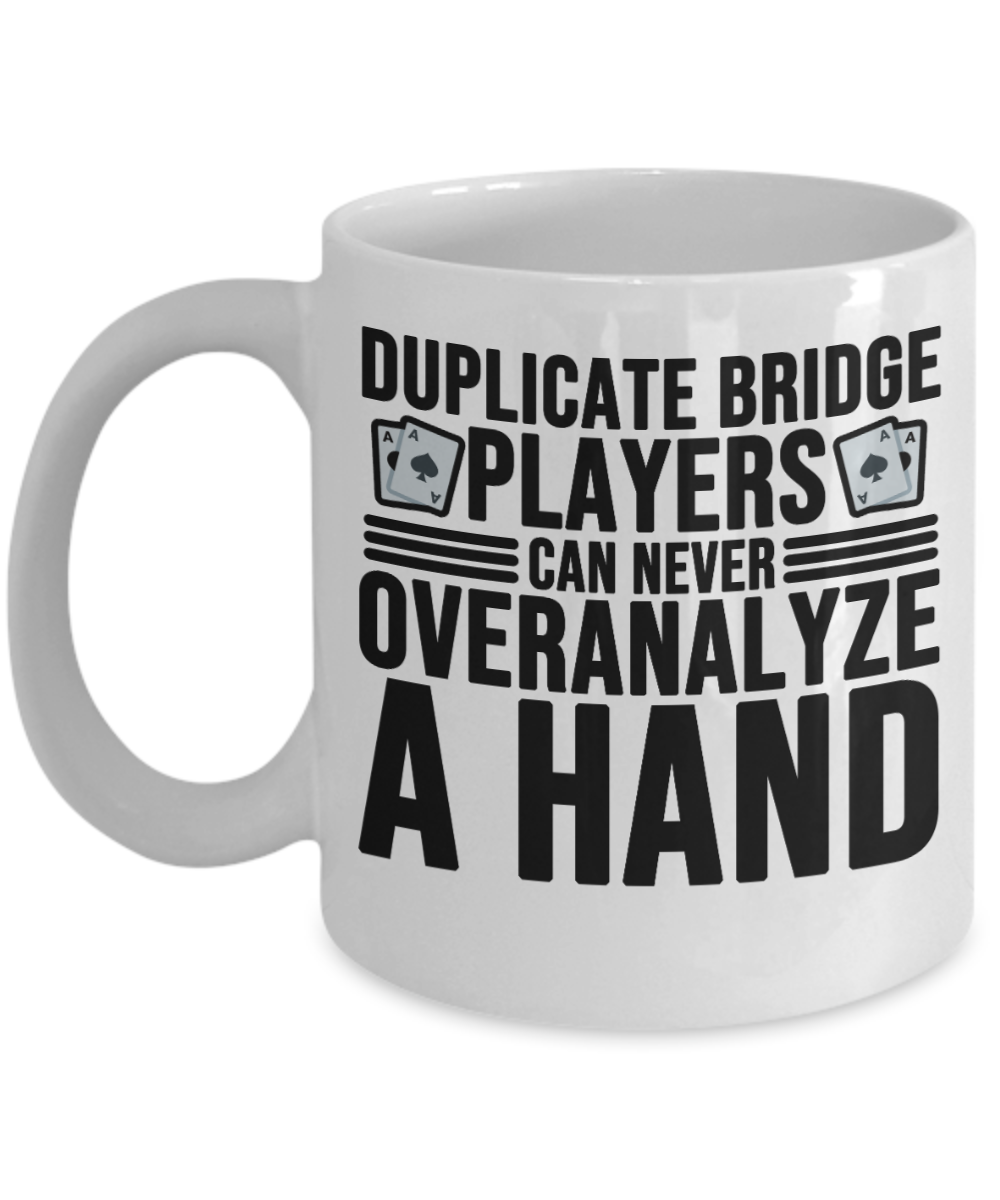 Bridge Game Gifts Coffee Mug Duplicate Bridge Players Birthday Christmas Gift Idea For Men Women 11 oz or 15 oz