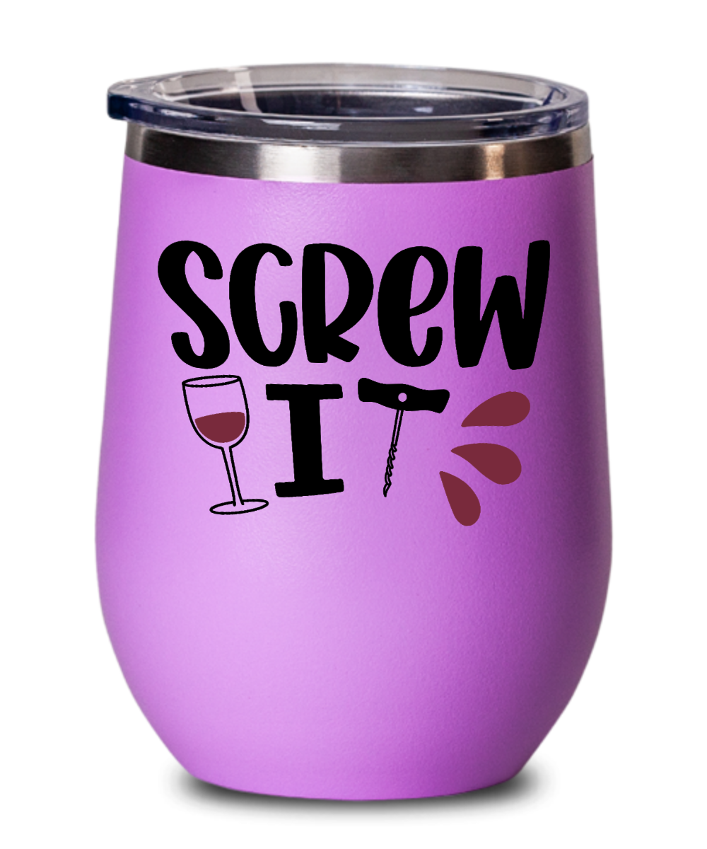 Wine Gifts Screw It Birthday Christmas Gift Idea For Men Women Wine Glass