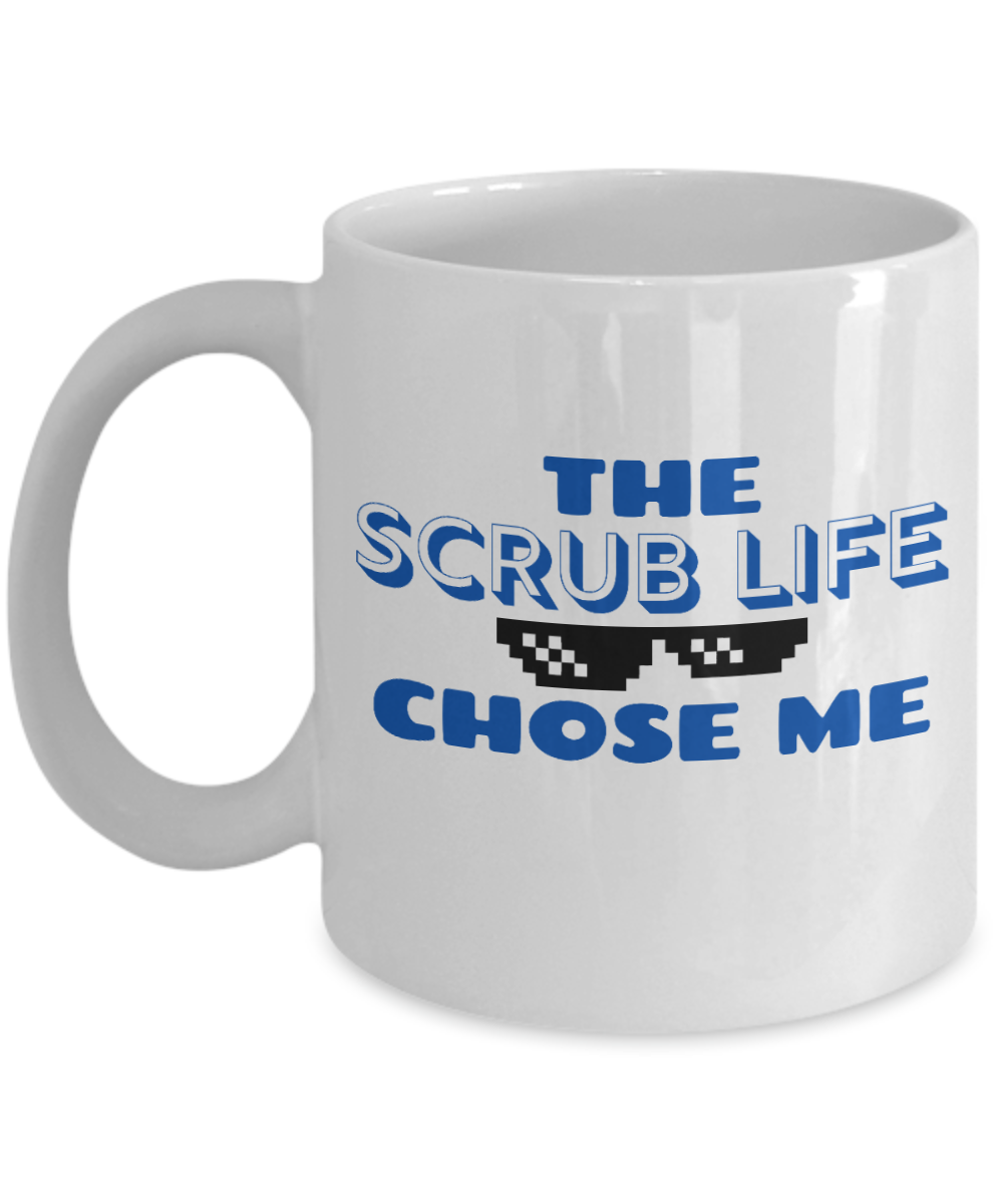 11 oz or 15 oz Coffee Mug - Nurse Scrub Life Chose Me