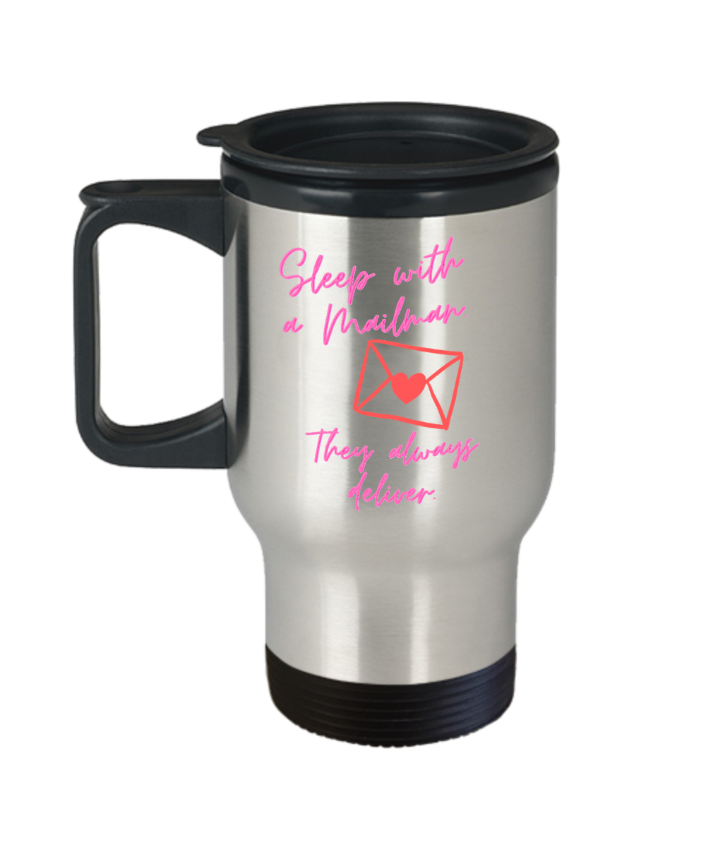 Postal Worker Gifts Sleep With A Mailman Birthday Christmas Gift Idea For Men Travel Mug