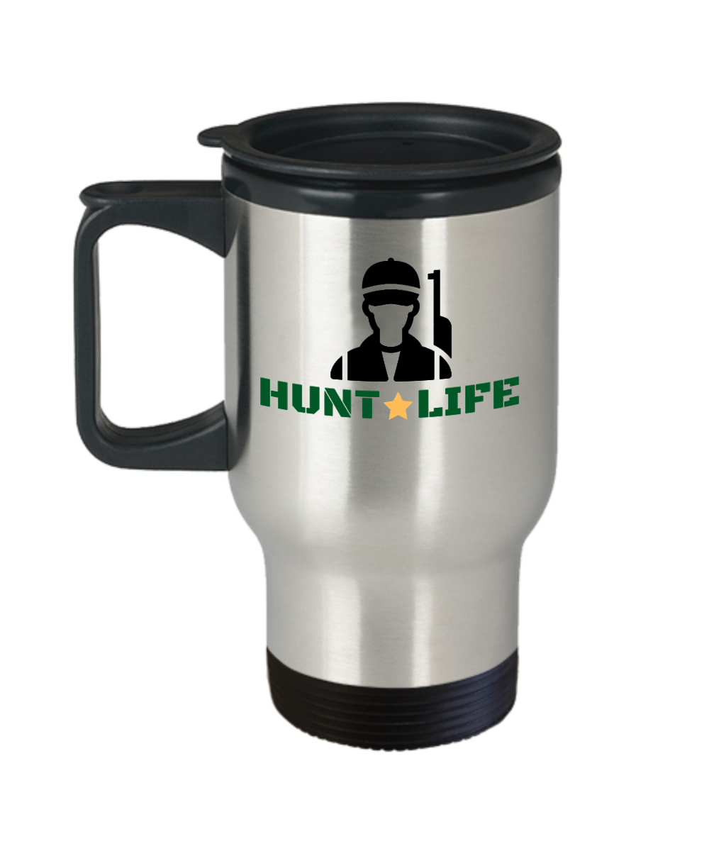 Hunting Gifts Hunt Life Birthday Christmas Gift Idea For Men Women Travel Mug