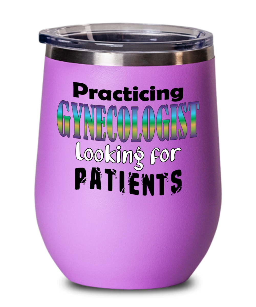 Gynecologist Gifts Practicing Gynecologist Birthday Christmas Gift Idea Wine Glass