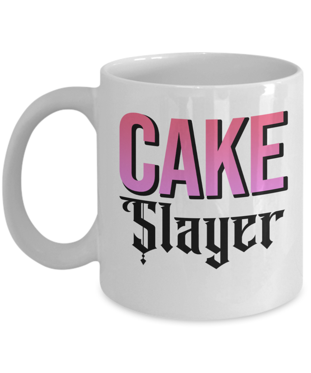 Baking Gifts Coffee Mug Cake Slayer Birthday Christmas Gift Idea For Men Women 11 oz or 15 oz