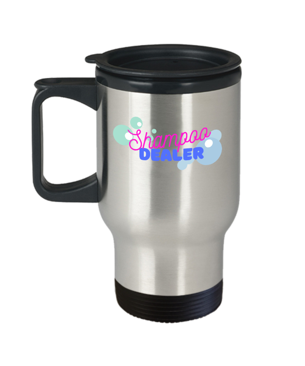 Hairdresser Gifts Shampoo Dealer Birthday Christmas Gift Idea For Men Women Travel Mug