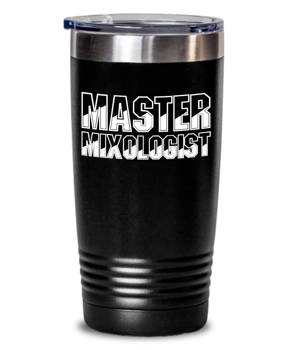 Bartender Gifts Master Mixologist Birthday Christmas Gift Idea For Men Women 20oz or 30oz Tumbler