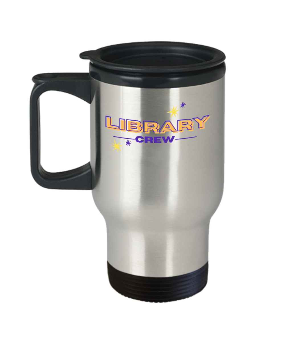 Librarian Gifts Library Crew Birthday Christmas Gift Idea For Men Women Travel Mug