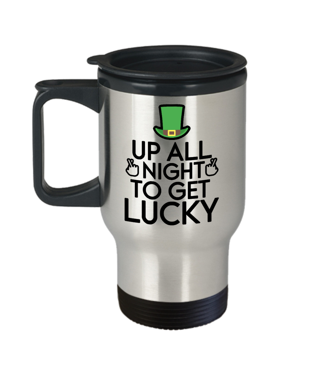 Poker Gifts Up All Night To Get Lucky Birthday Christmas Gift Idea For Men Women Travel Mug