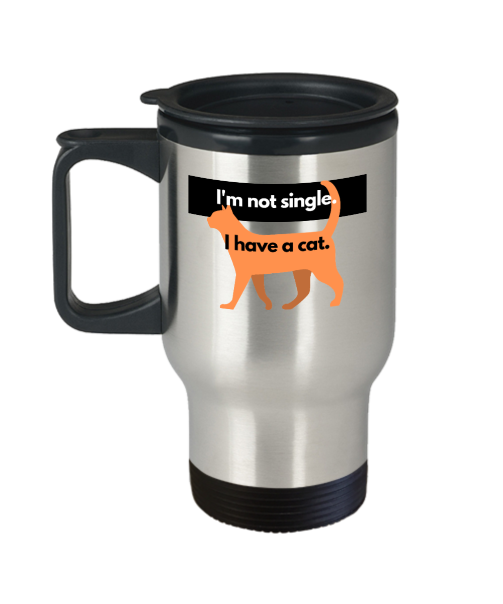 Cat Lovers Gifts I Have A Cat Birthday Christmas Gift Idea For Men Women Travel Mug