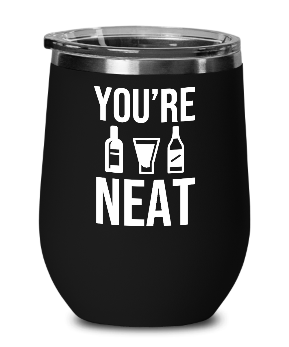 Bartender Gifts Youre Neat Birthday Christmas Gift Idea For Men Women Wine Glass