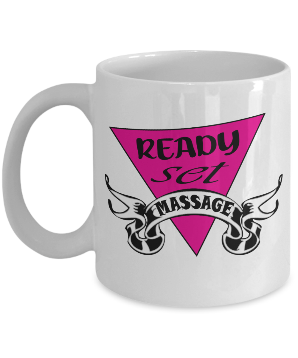 Massage Gifts Coffee Mug Ready Set Massage Birthday Christmas Gift Idea For Men Women 11 oz or 15 oz