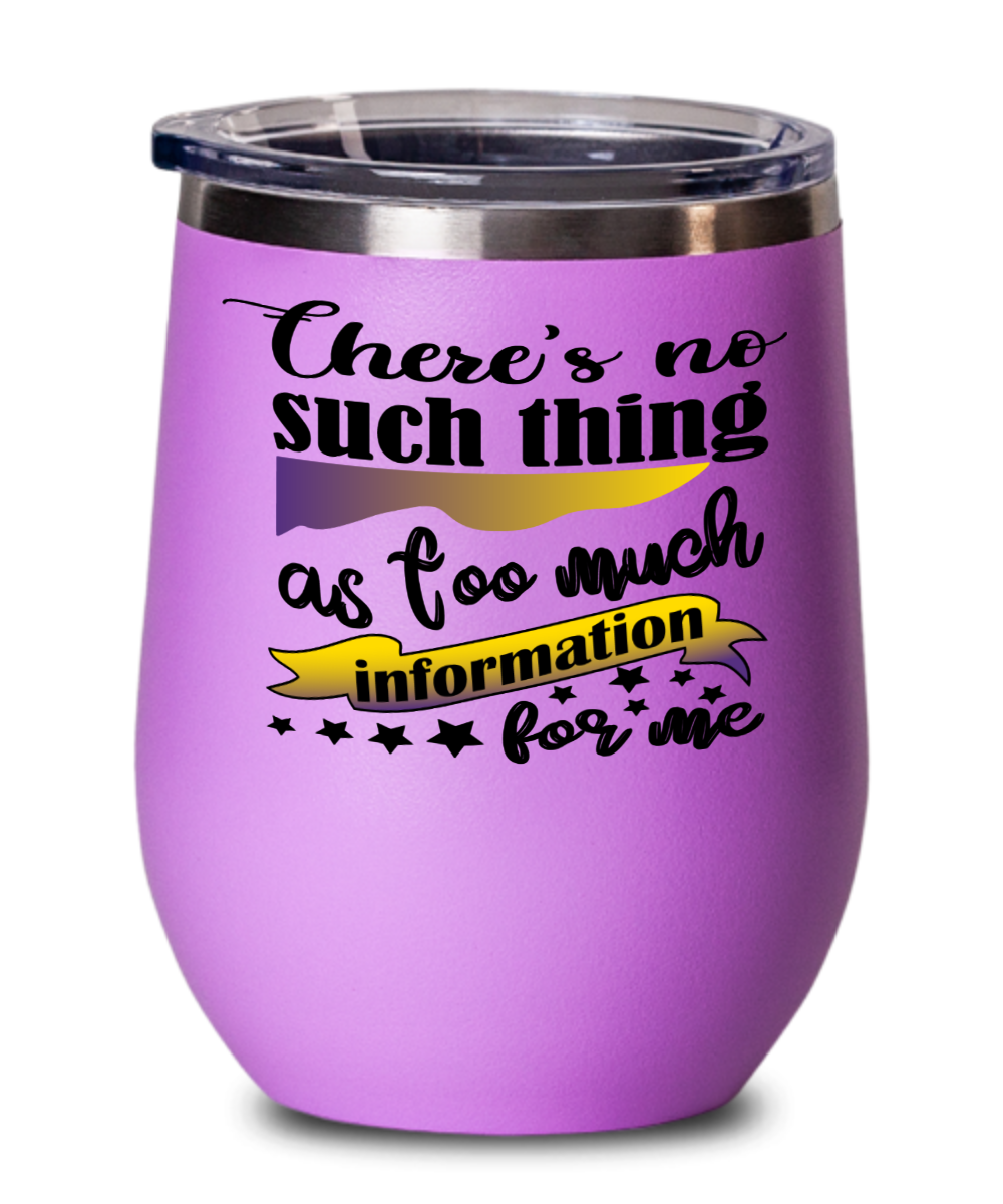 Gynecologist Gifts Theres No Such Thing Birthday Christmas Gift Idea Wine Glass