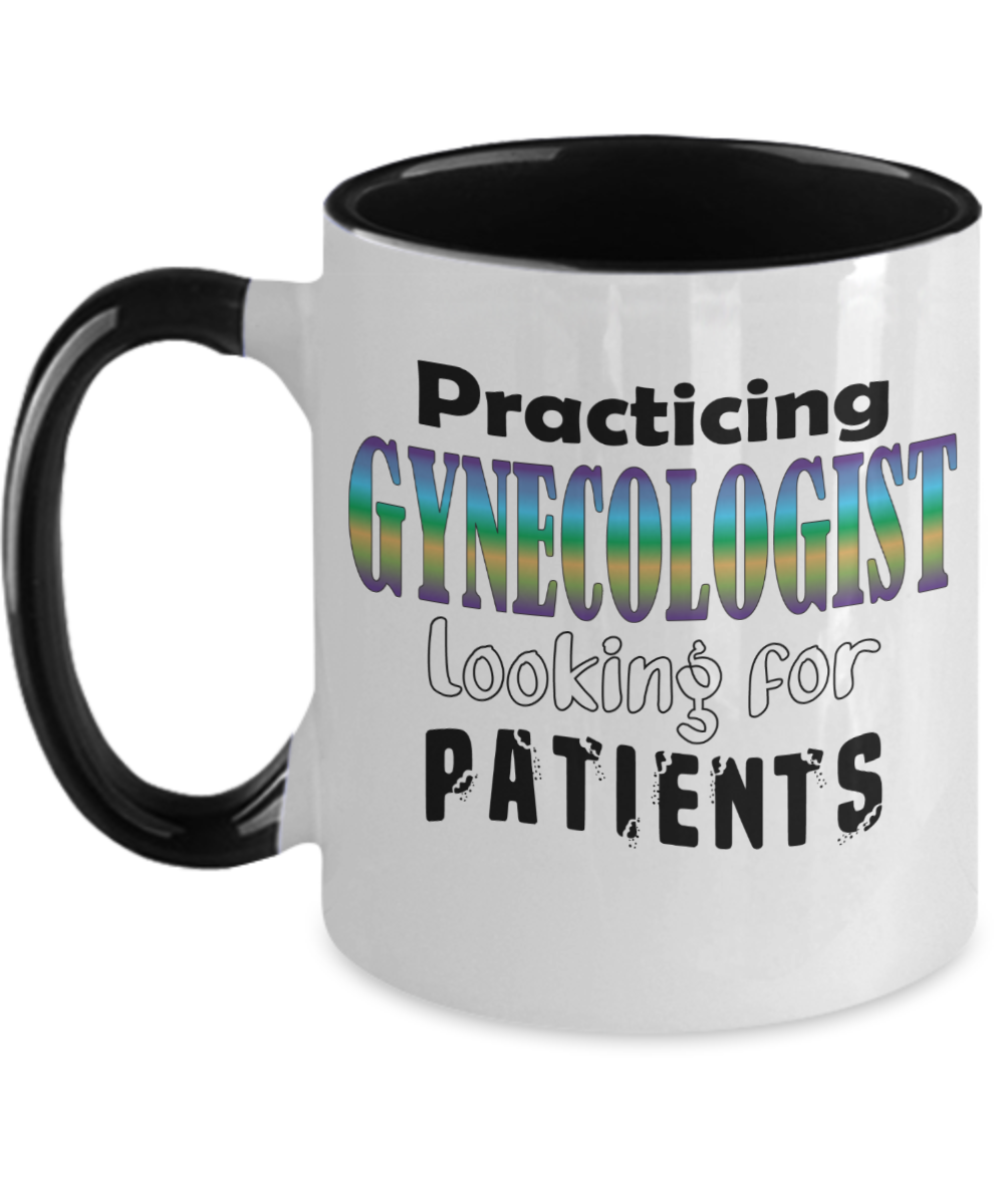 Gynecologist Gifts Practicing Gynecologist Birthday Christmas Gift Idea Two Tone Coffee Mug 11oz