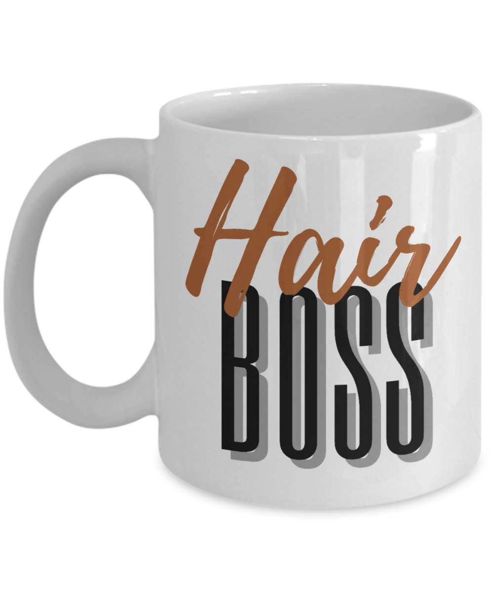 Hairdresser Gifts Coffee Mug Hair Boss Birthday Christmas Gift Idea For Men Women 11 oz or 15 oz