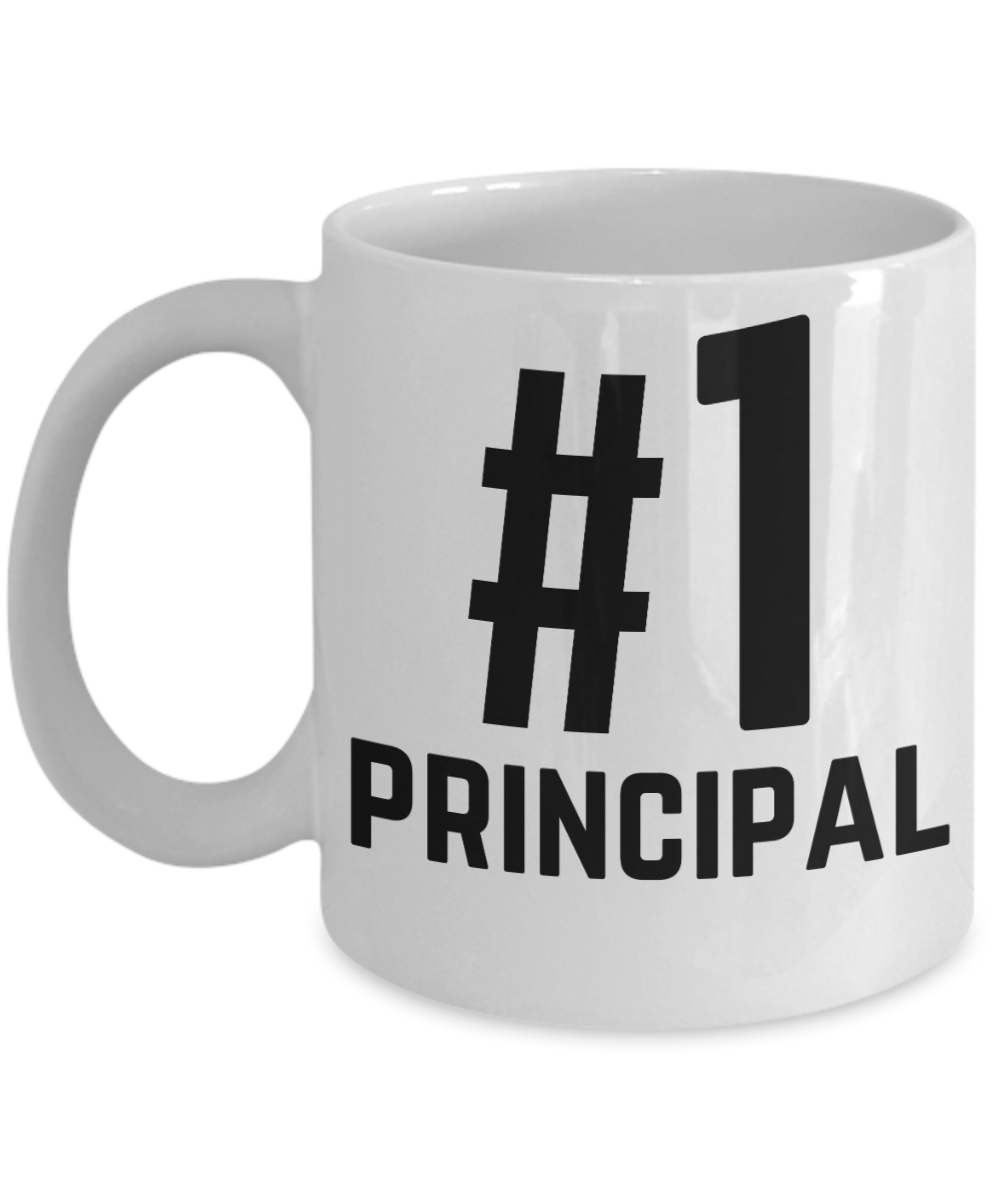 Principal Gifts Coffee Mug Number 1 Principal Birthday Christmas Gift Idea For Men Women 11 oz or 15 oz