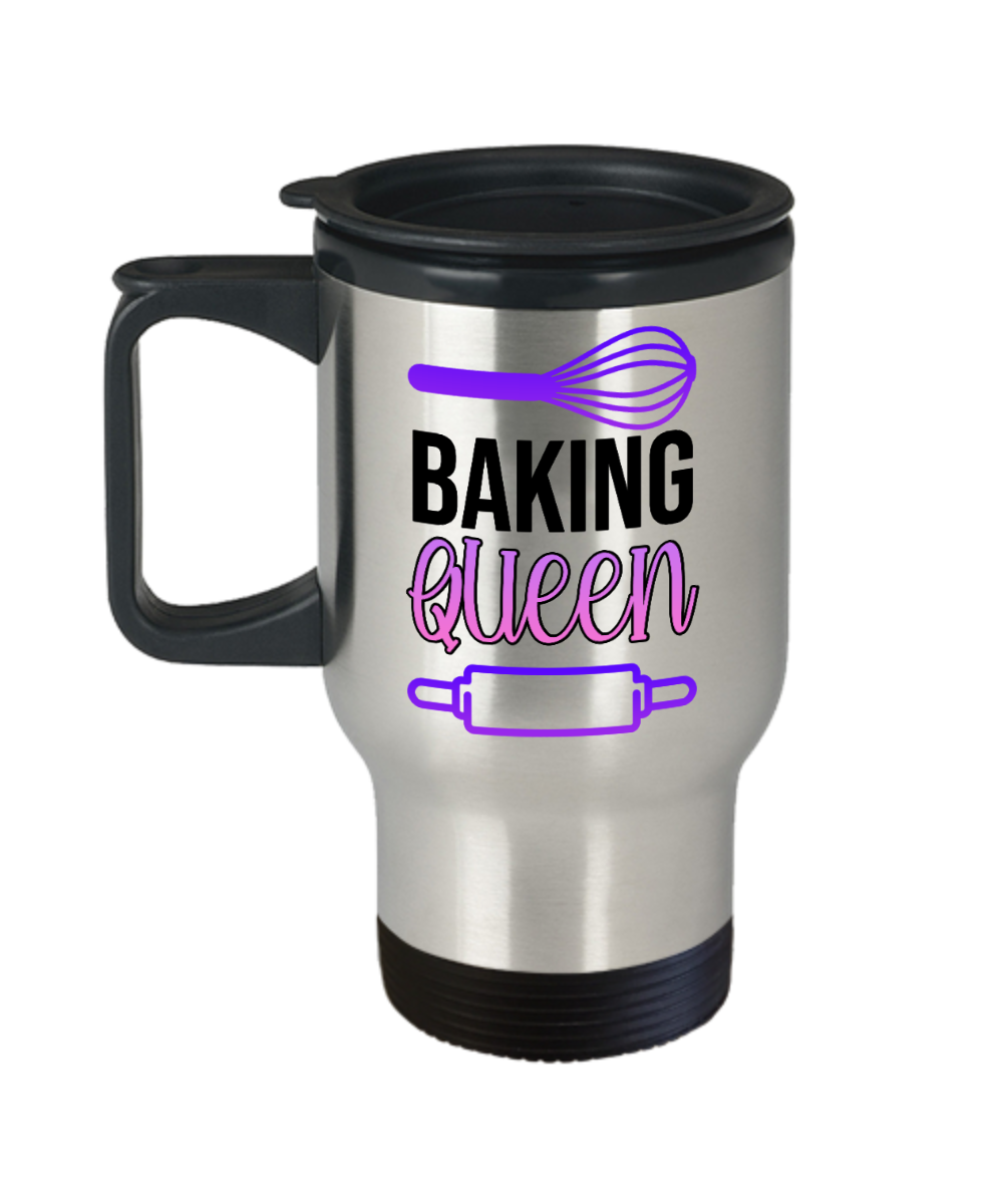 Baking Gifts Baking Queen Birthday Christmas Gift Idea For Women Travel Mug