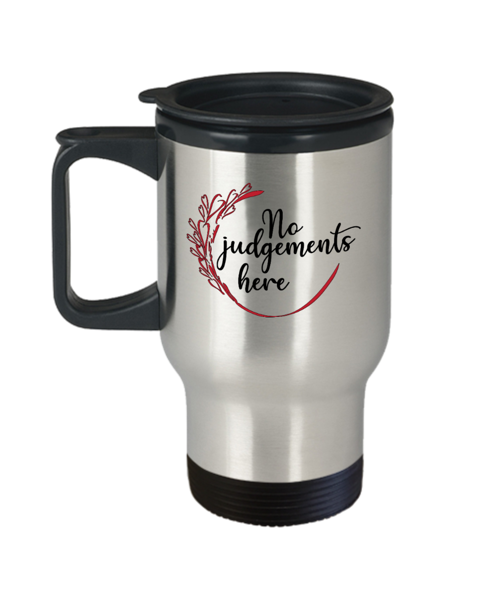 Gynecologist Gifts No Judgements Here Birthday Christmas Gift Idea Travel Mug