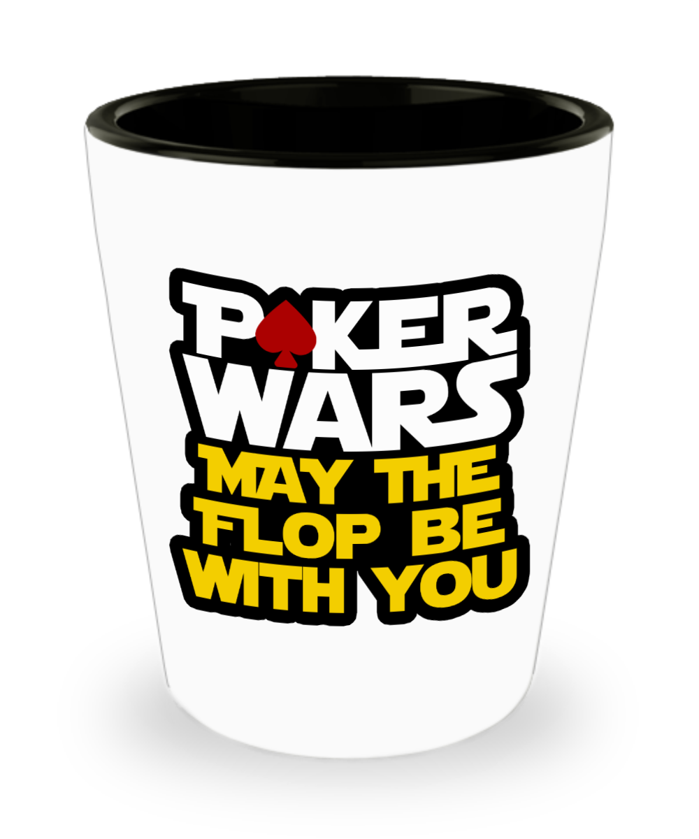 Poker Gifts Poker Wars Birthday Christmas Gift Idea For Men Women Shot Glass