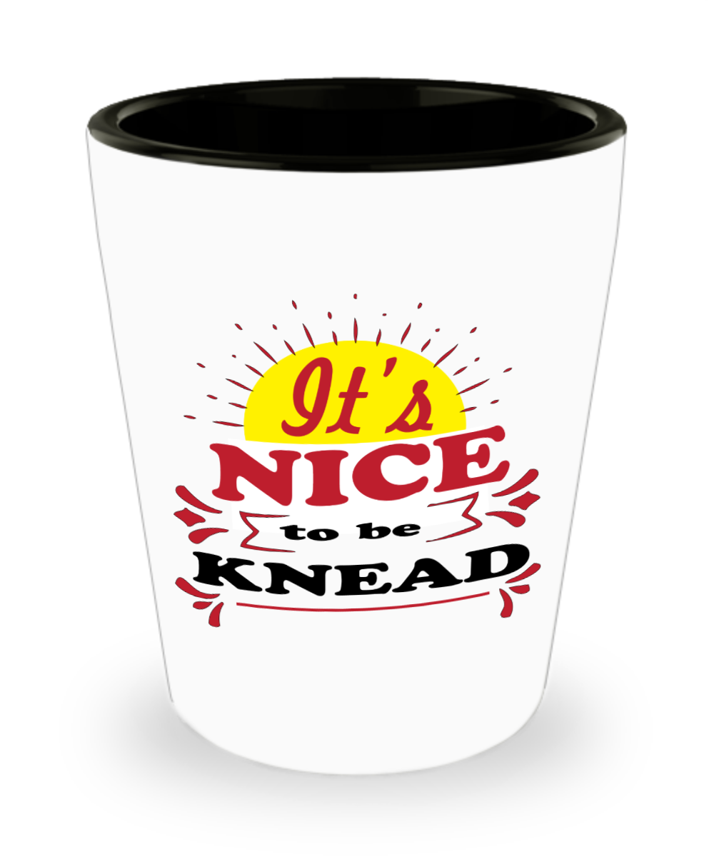 Massage Gifts Its Nice To Be Knead Birthday Christmas Gift Idea For Men Women Shot Glass