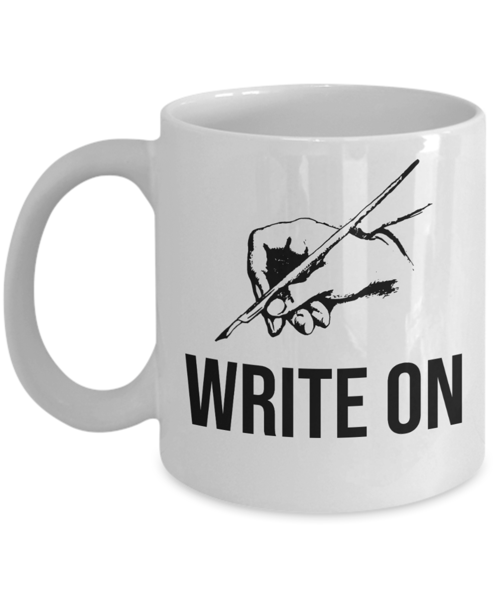 Journalist Gifts Coffee Mug Write On Birthday Christmas Gift Idea For Men Women 11 oz or 15 oz