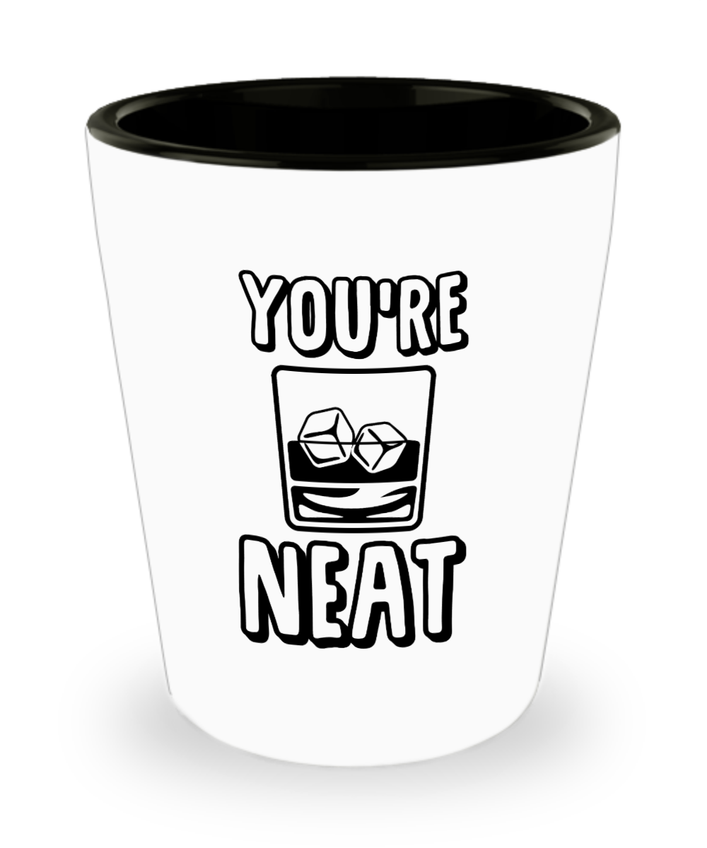 Bartender Gifts Youre Neat Birthday Christmas Gift Idea For Men Women Shot Glass