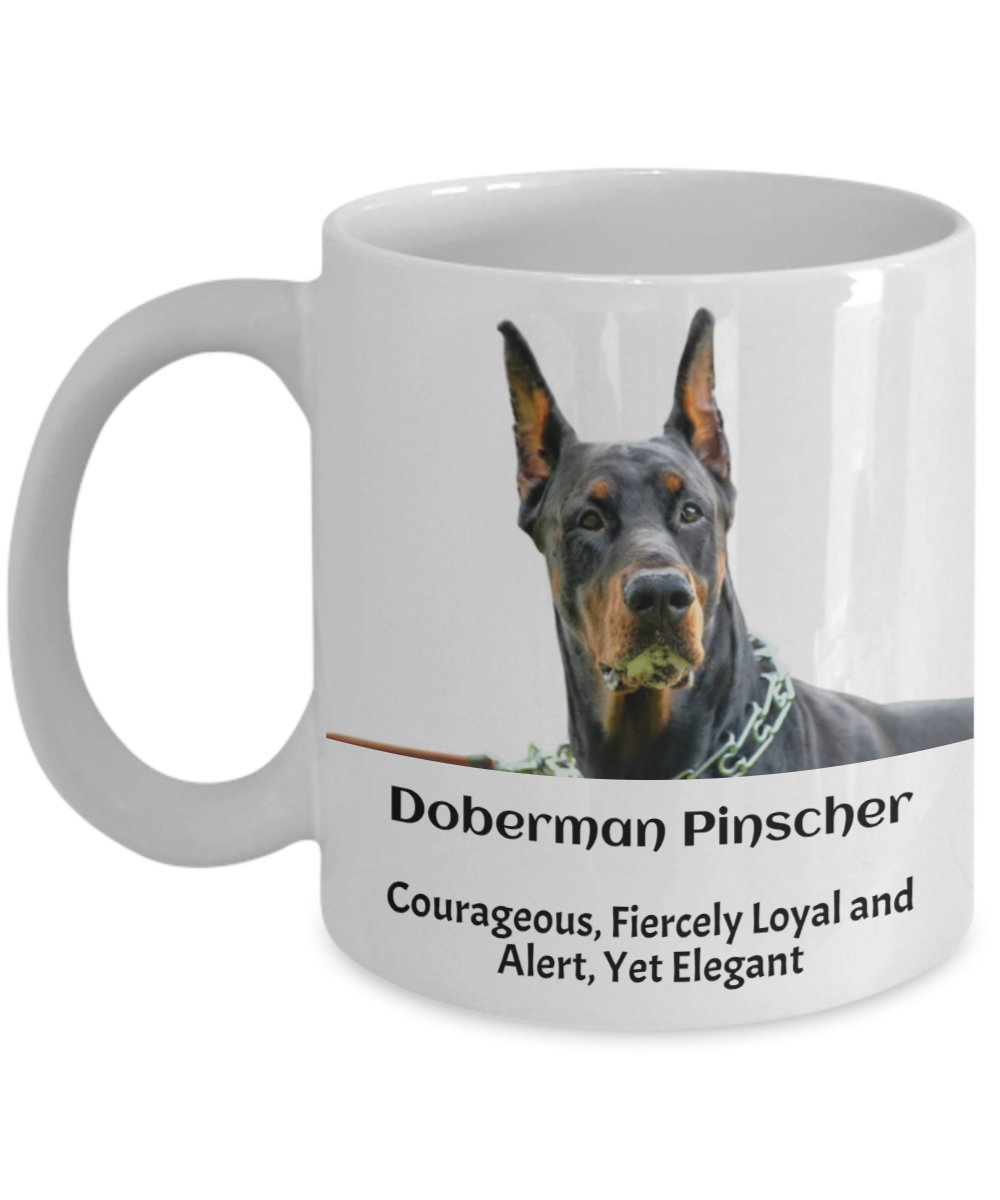 Doberman Pinscher Coffee Mug for Dog Lovers