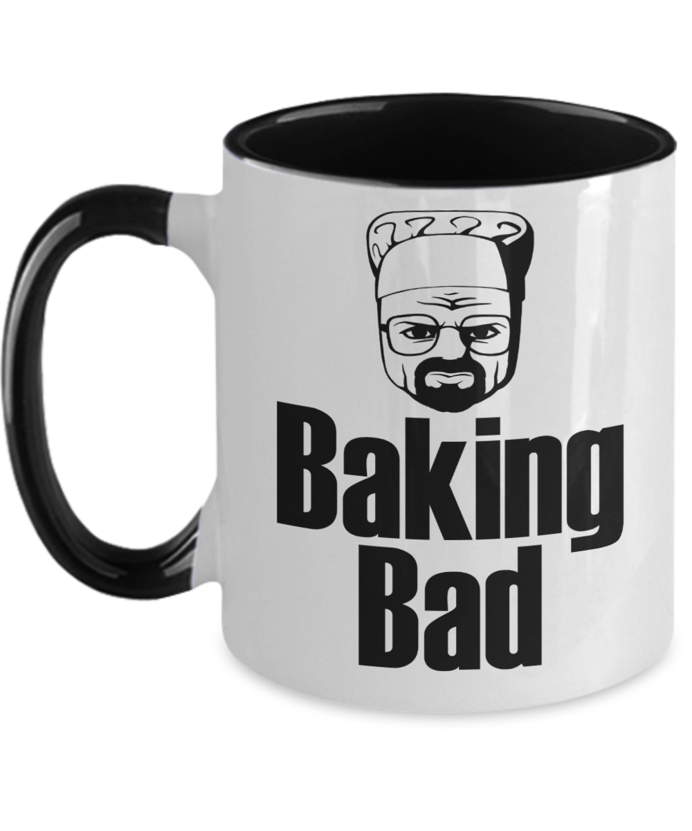 Baking Gifts Baking Bad Birthday Christmas Gift Idea For Men Two Tone Coffee Mug 11oz