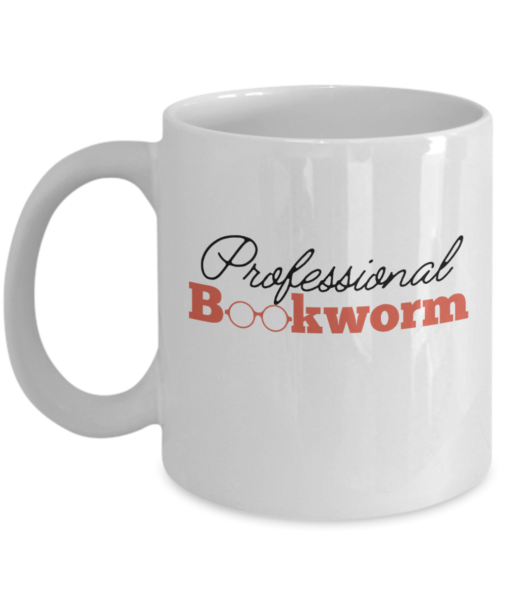 Librarian Gifts Coffee Mug Professional Bookworm Birthday Christmas Gift Idea For Men Women 11 oz or 15 oz