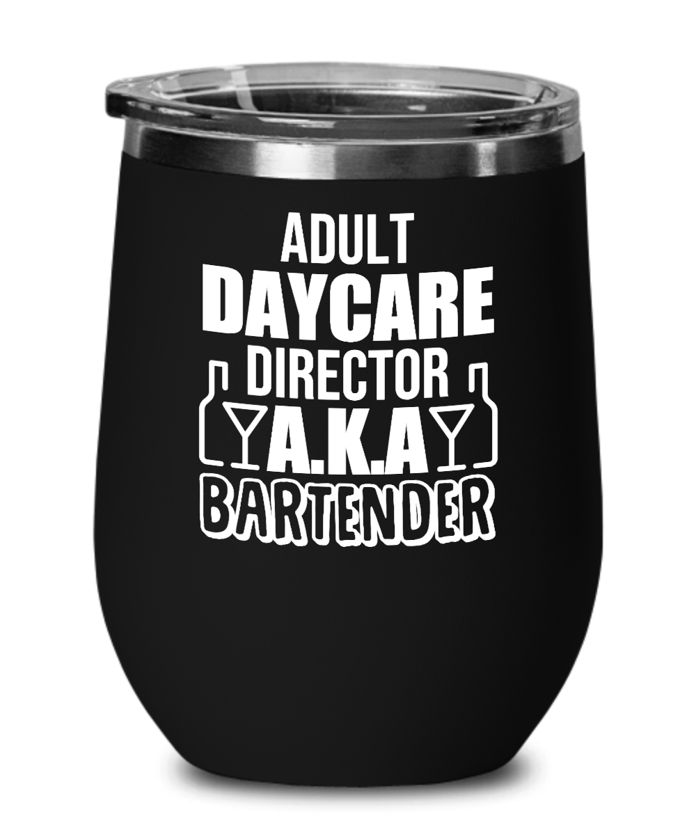 Bartender Gifts Adult Daycare Director Birthday Christmas Gift Idea For Men Women Wine Glass