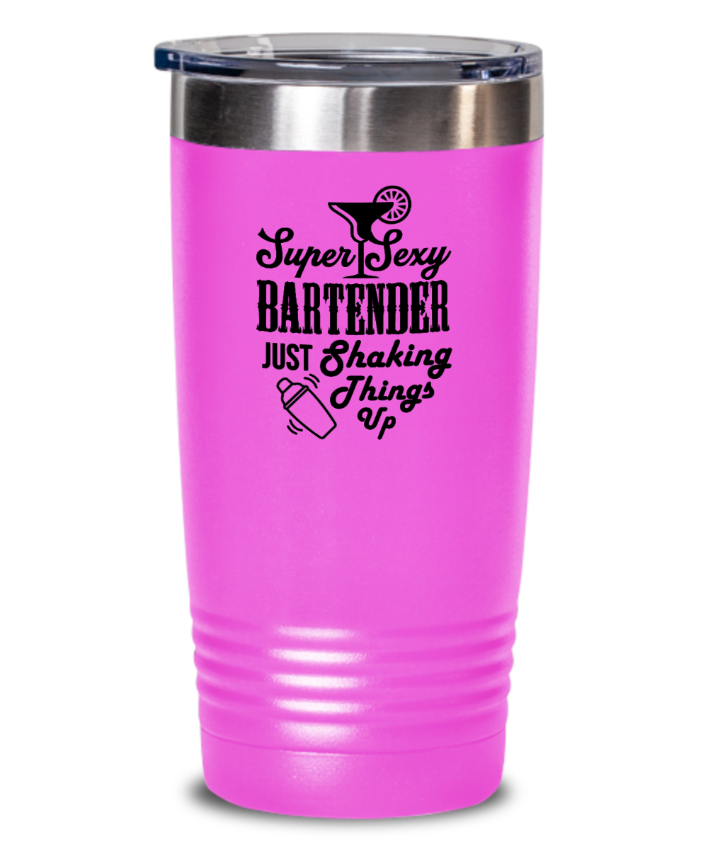 Bartender Gifts Super Sexy Bartender Birthday Christmas Gift Idea 20oz or 30oz Tumbler