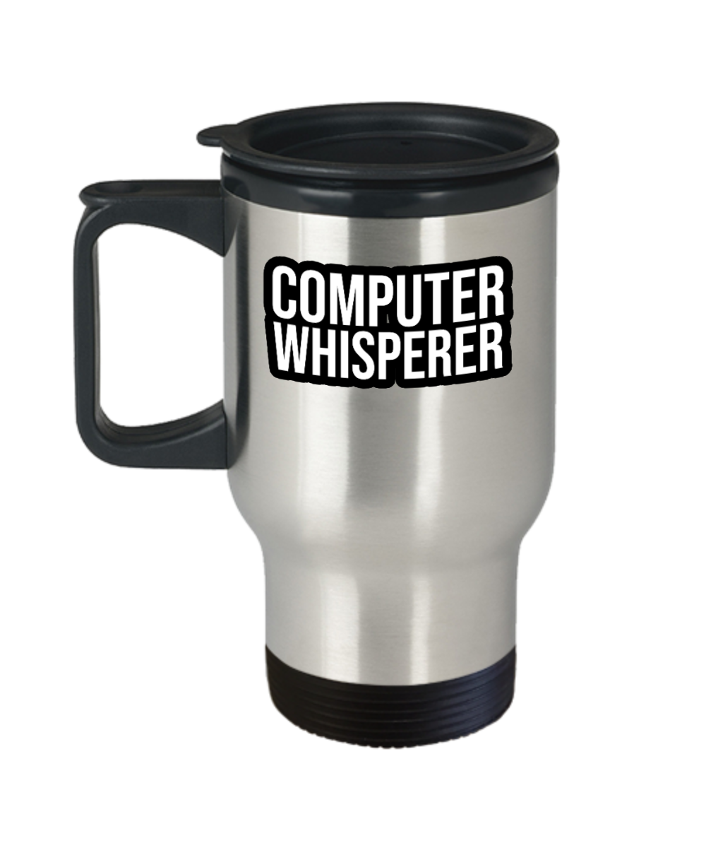 Computer Programming Gifts Computer Whisperer Birthday Christmas Gift Idea For Men Women Travel Mug