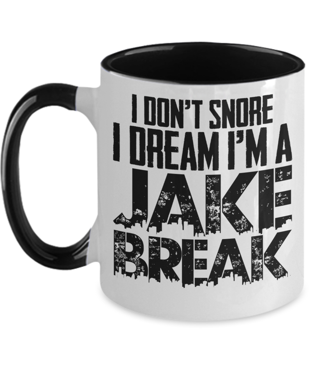 Trucker Gifts I Dont Smoke I Dream  Birthday Christmas Gift Idea For Men Women Two Tone Coffee Mug 11oz