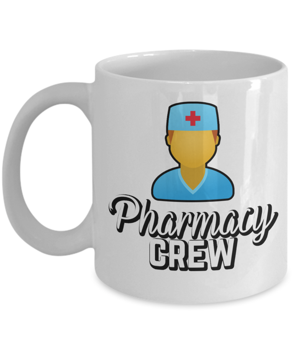 Pharmacist Gifts Coffee Mug Pharmacy Crew Birthday Christmas Gift Idea For Men Women 11 oz or 15 oz