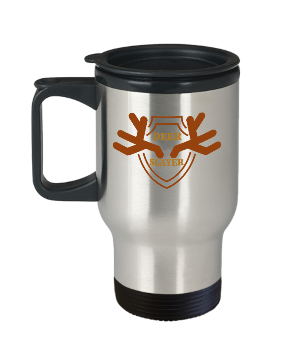 Hunting Gifts Deer Slayer Birthday Christmas Gift Idea For Men Women Travel Mug