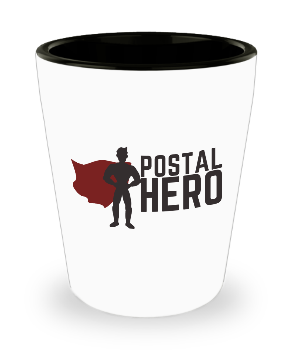 Postal Worker Gifts Postal Hero Birthday Christmas Gift Idea For Men Women Shot Glass