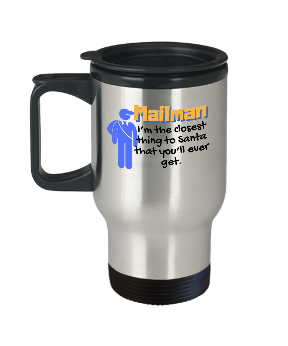 Postal Worker Gifts Mailman Birthday Christmas Gift Idea For Men Travel Mug