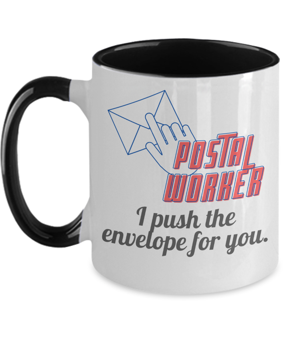 Postal Worker Gifts Postal Worker Birthday Christmas Gift Idea Two Tone Coffee Mug 11oz