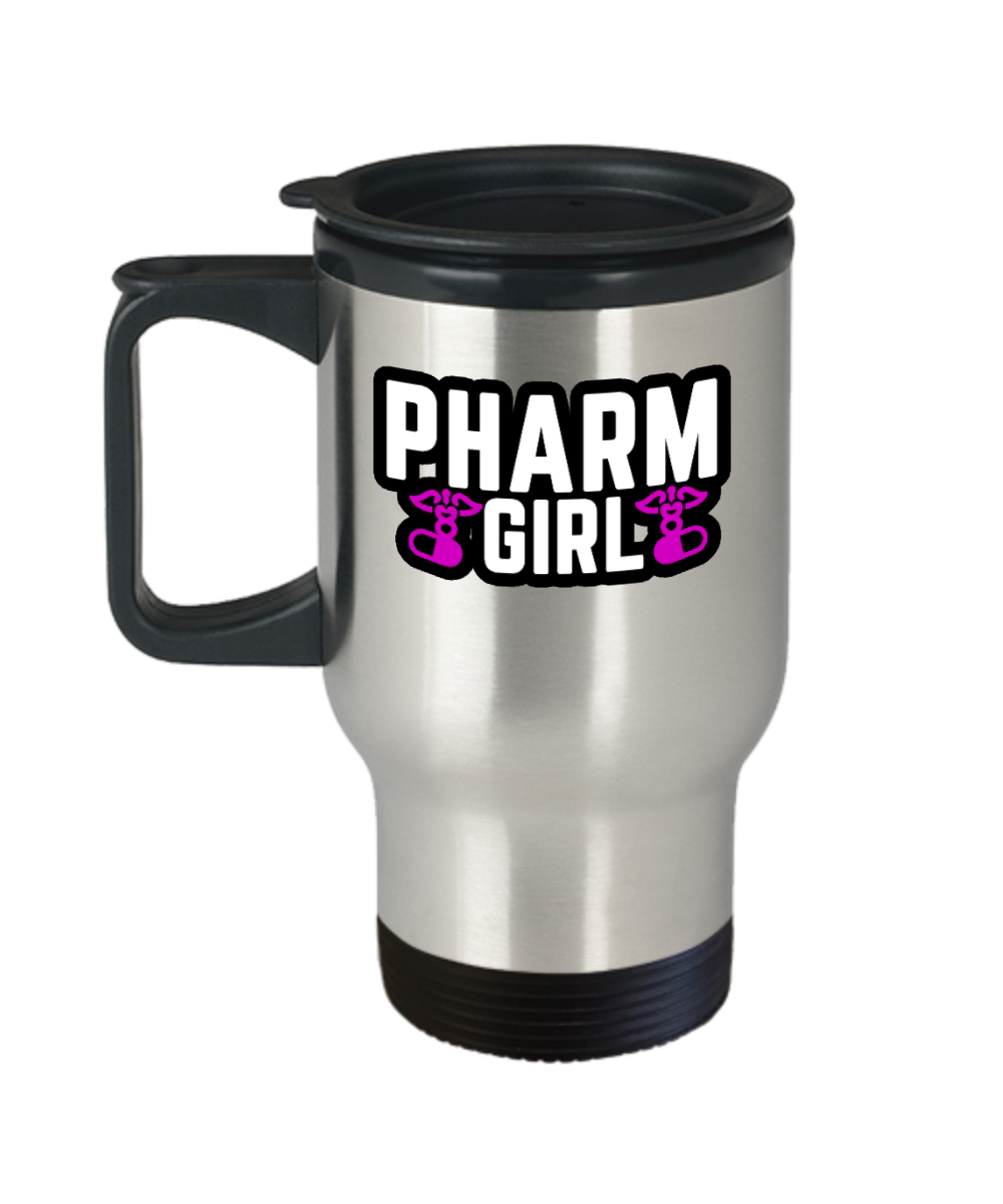 Pharmacist Gifts Pharm Girl Birthday Christmas Gift Idea For Women Travel Mug