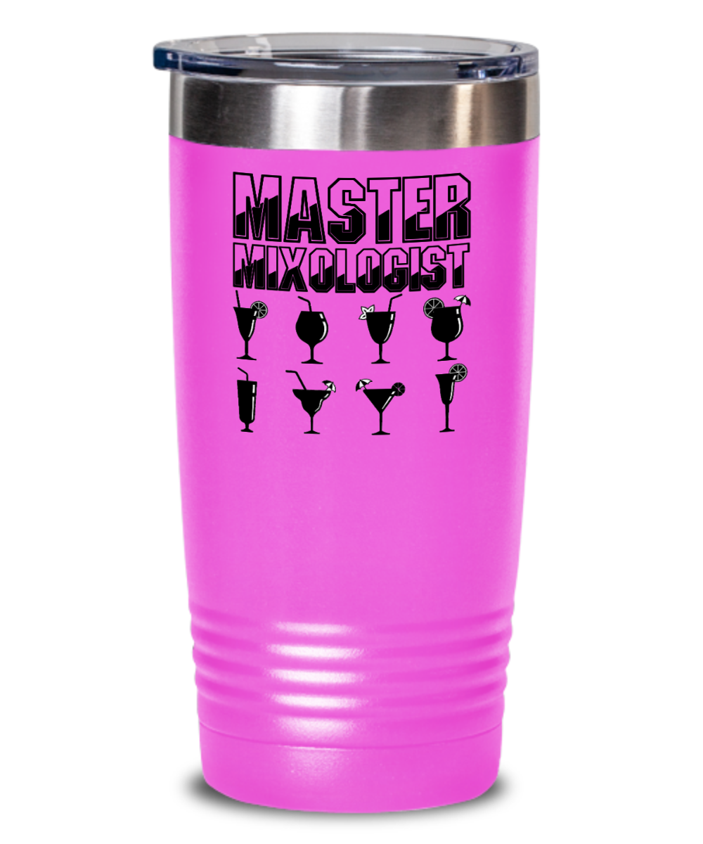 Bartender Gifts Master Mixologist Birthday Christmas Gift Idea 20oz or 30oz Tumbler