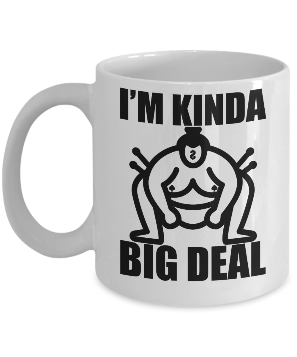 Poker Gifts Coffee Mug Im Kinda Big Deal Birthday Christmas Gift Idea For Men 11 oz or 15 oz