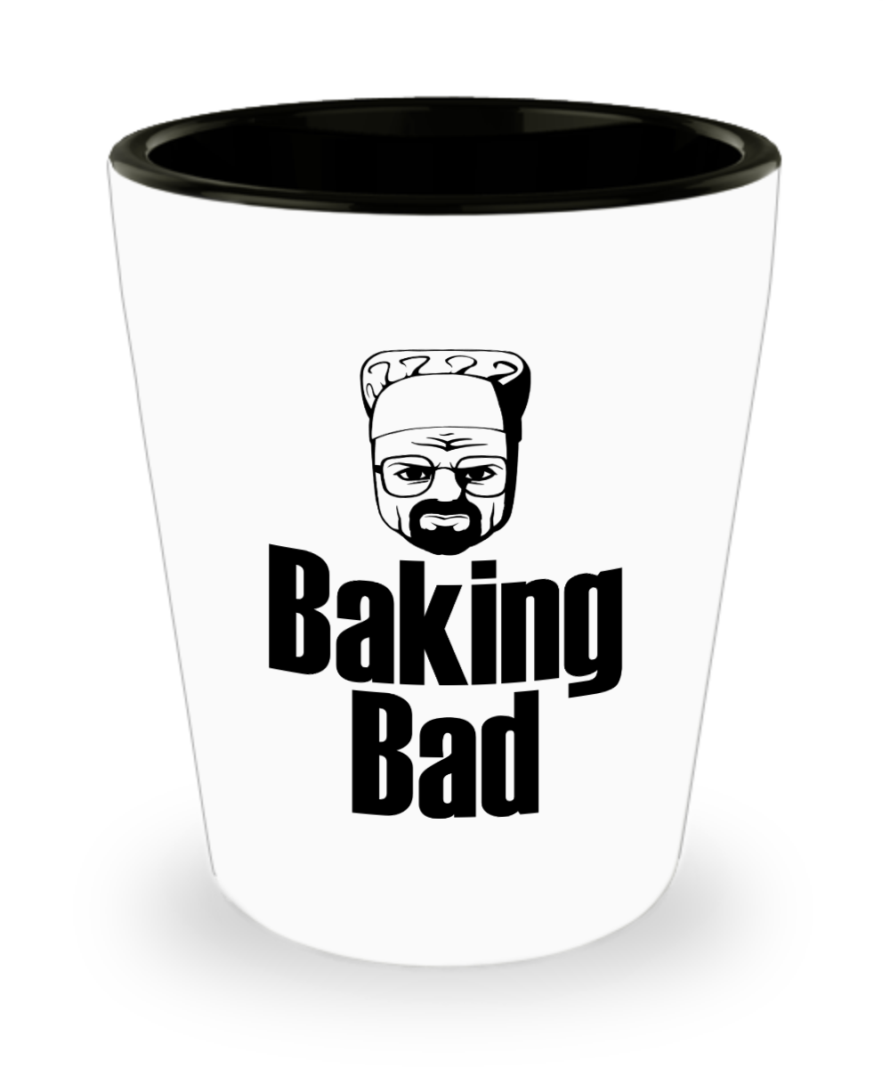 Baking Gifts Baking Bad Birthday Christmas Gift Idea For Men Women Shot Glass