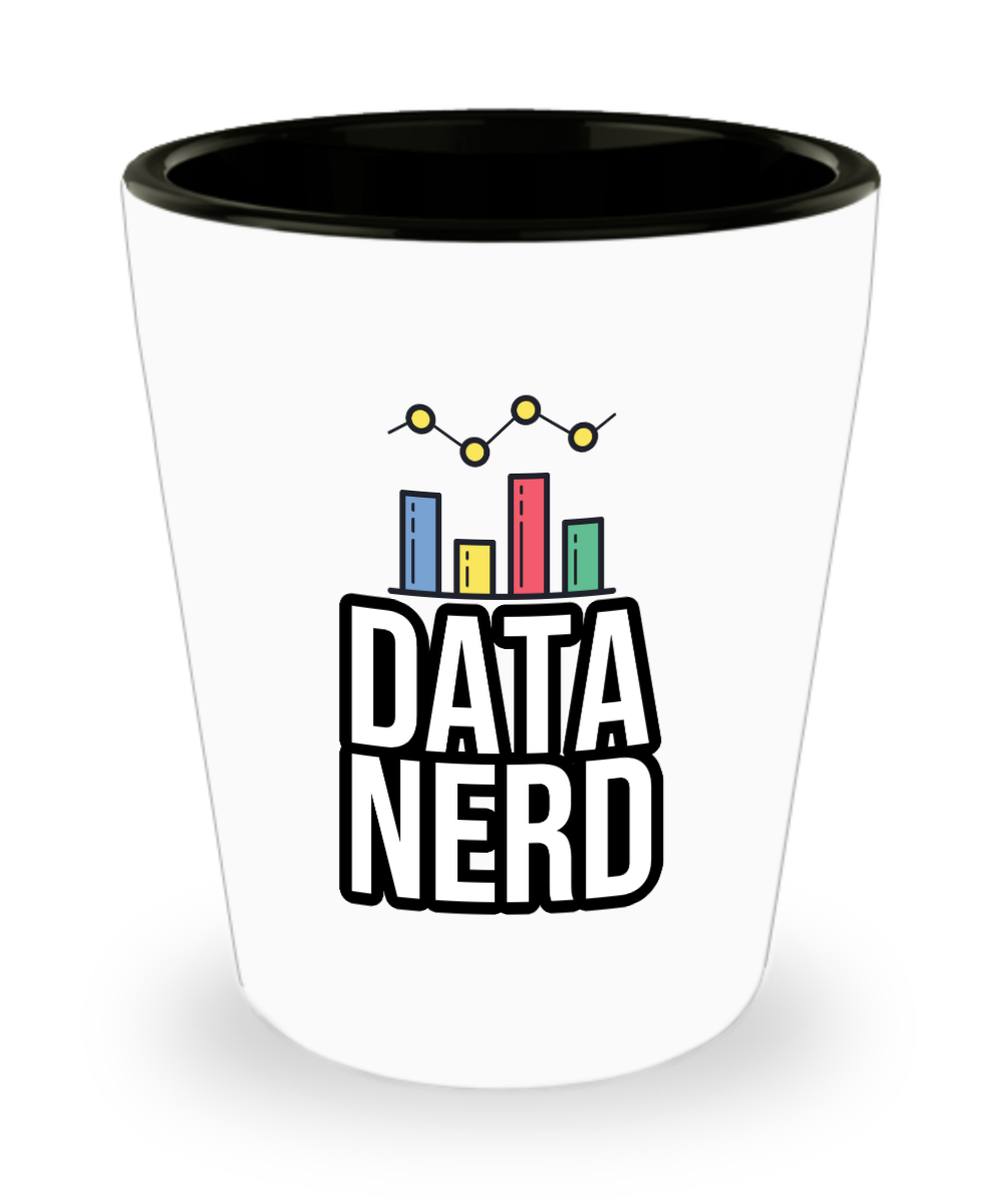 Computer Programming Gifts Data Nerd Birthday Christmas Gift Idea For Men Women Shot Glass