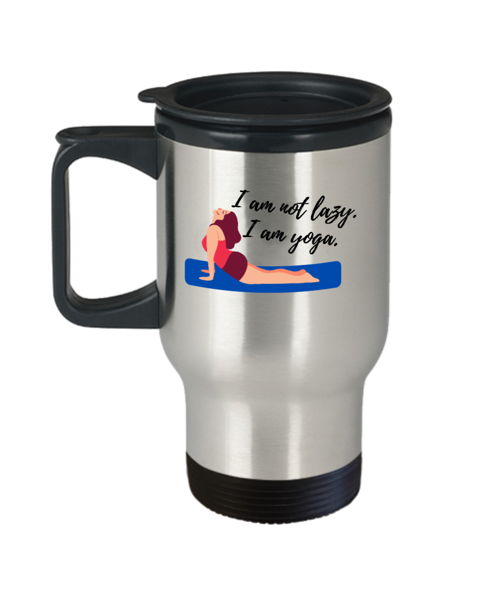 Yoga Gifts I Am Not Lazy Birthday Christmas Gift Idea For Women Travel Mug