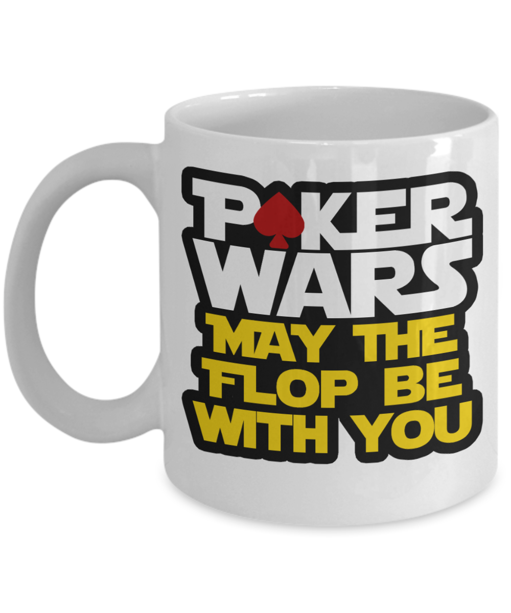 Poker Gifts Coffee Mug Poker Wars Birthday Christmas Gift Idea For Men Women 11 oz or 15 oz