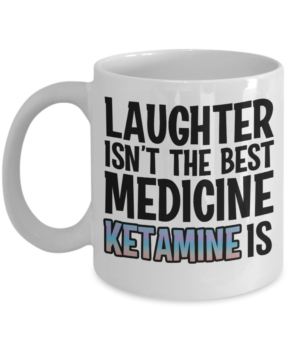 Pharmacist Gifts Coffee Mug Laughter Isnt The Best Medicine Birthday Christmas Gift Idea For Men Women 11 oz or 15 oz