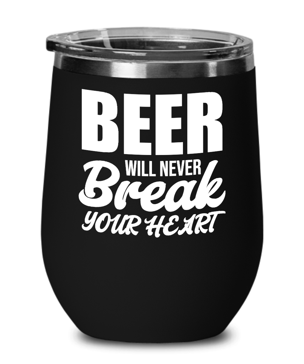 Bartender Gifts Beer Will Never Break Birthday Christmas Gift Idea For Men Women Wine Glass