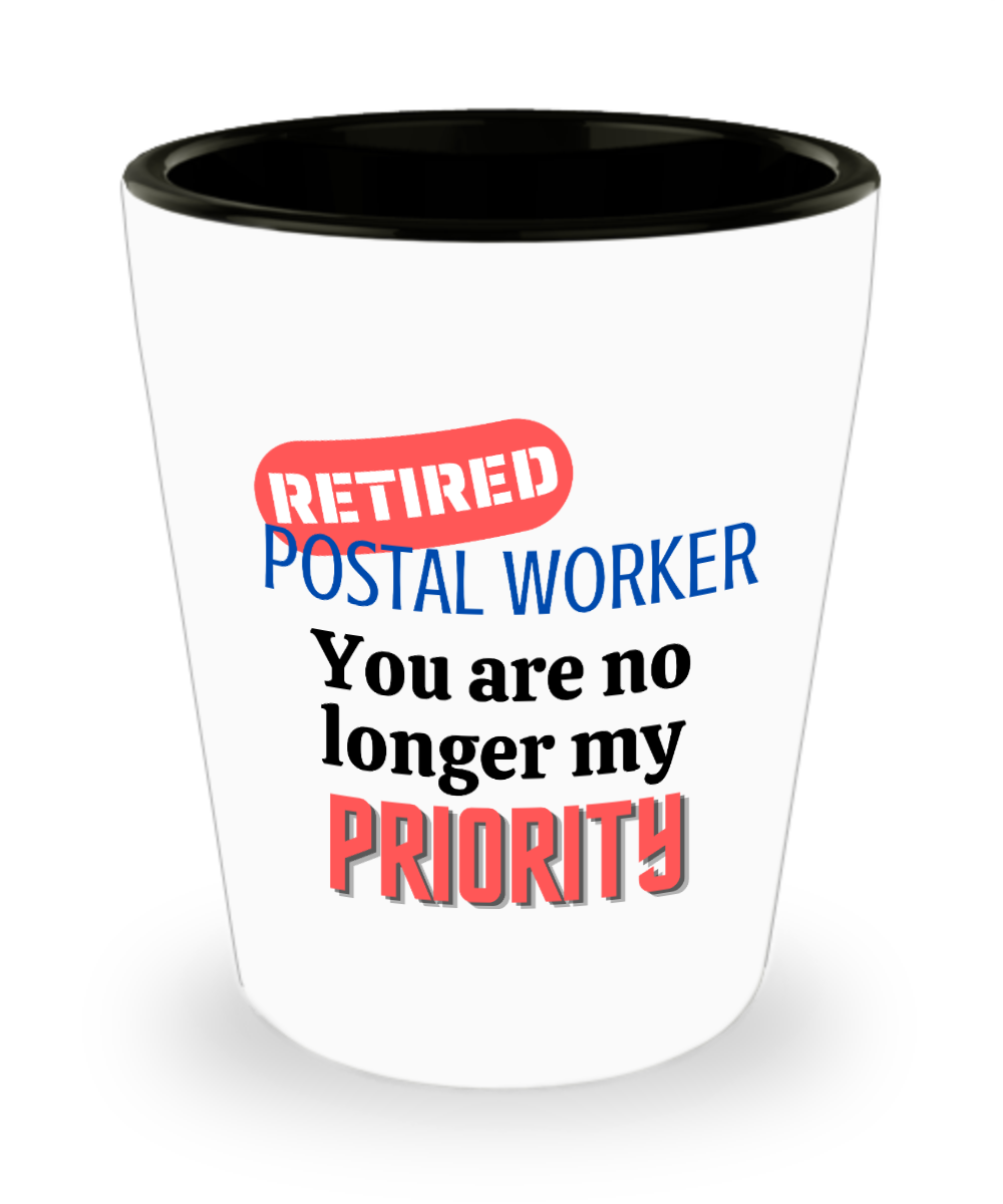 Postal Worker Gifts Retired Postal Worker Birthday Christmas Gift Idea For Men Women Shot Glass