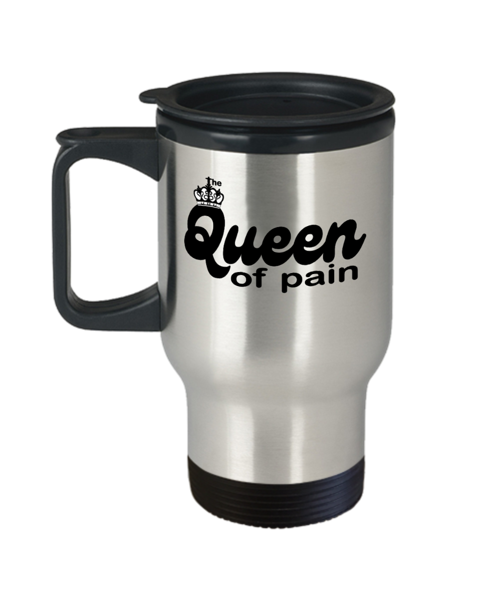 Massage Gifts Queen Of Pain Birthday Christmas Gift Idea For Women Travel Mug