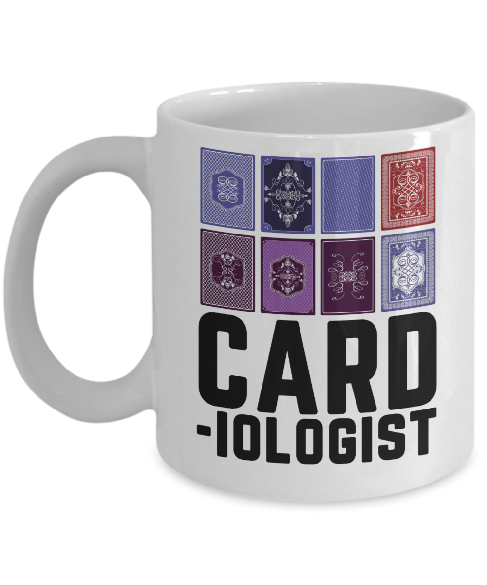 Poker Gifts Coffee Mug Card Iologist Birthday Christmas Gift Idea For Men Women 11 oz or 15 oz