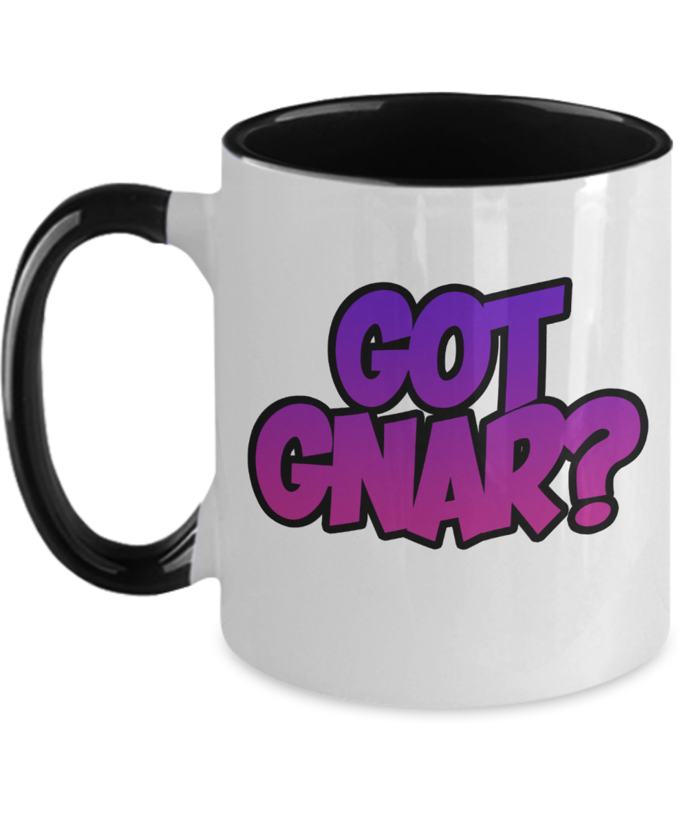 Skiing Gifts Got Gnar Birthday Christmas Gift Idea For Men Women Two Tone Coffee Mug 11oz